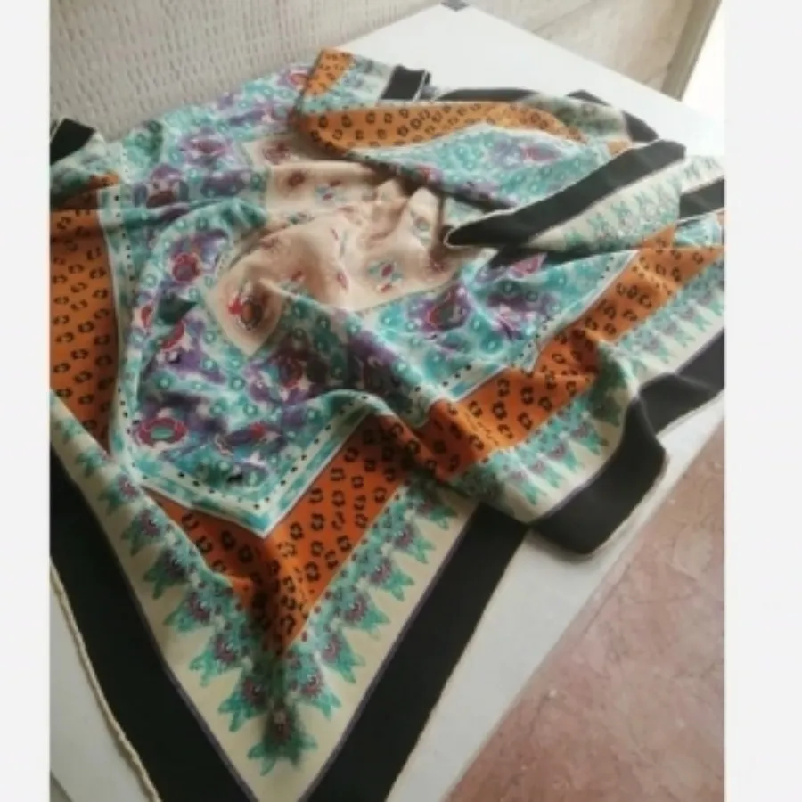 روسری ابریشم ترک بلند
