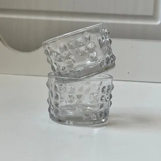 ظرف شیشه ای جاشمعی