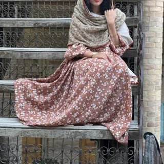 پیراهن بهاره گل گلی