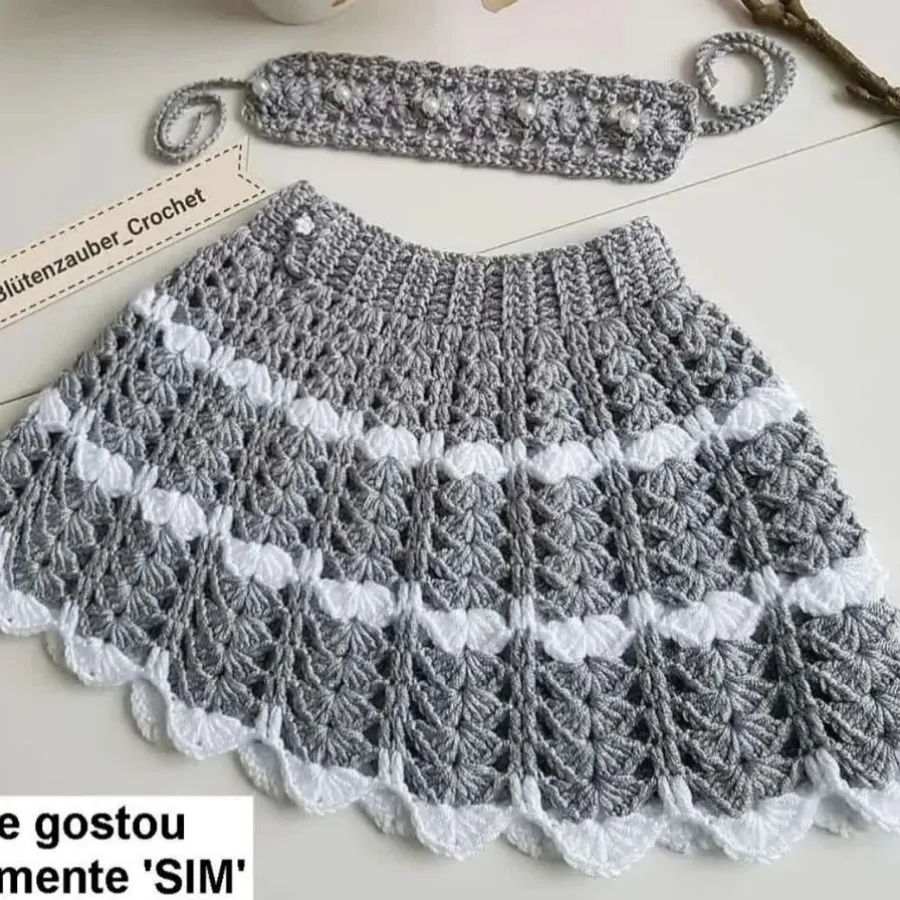 ست تل و دامن بچه گانه