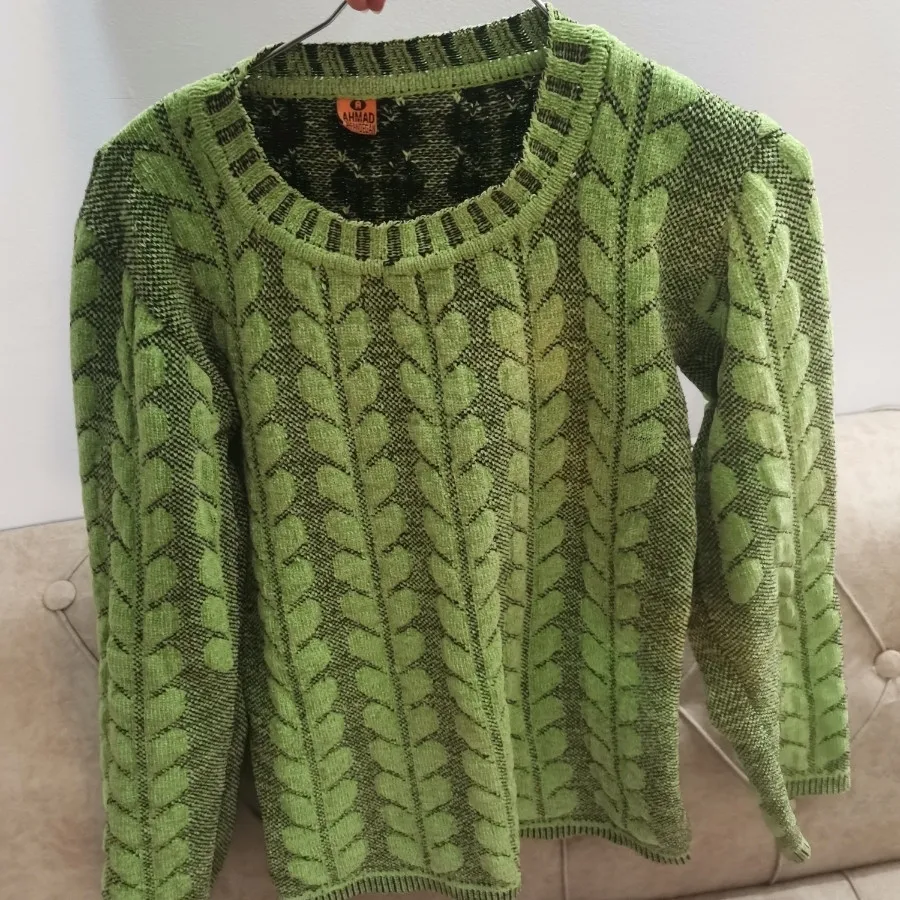 بافت سبز موهر حوله مانند