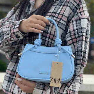 مینی کیف زارا گره‌ای