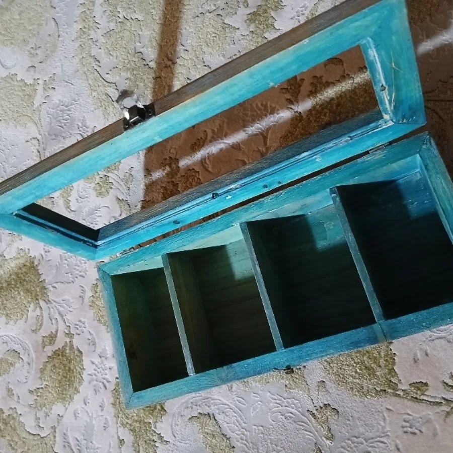 جعبه پذیرایی چوبی