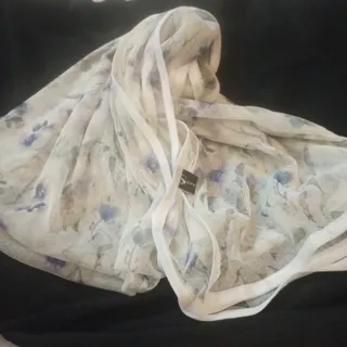 شال تور سفید بهاری