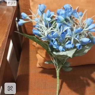 گل مصنوعی آبی رنگ
