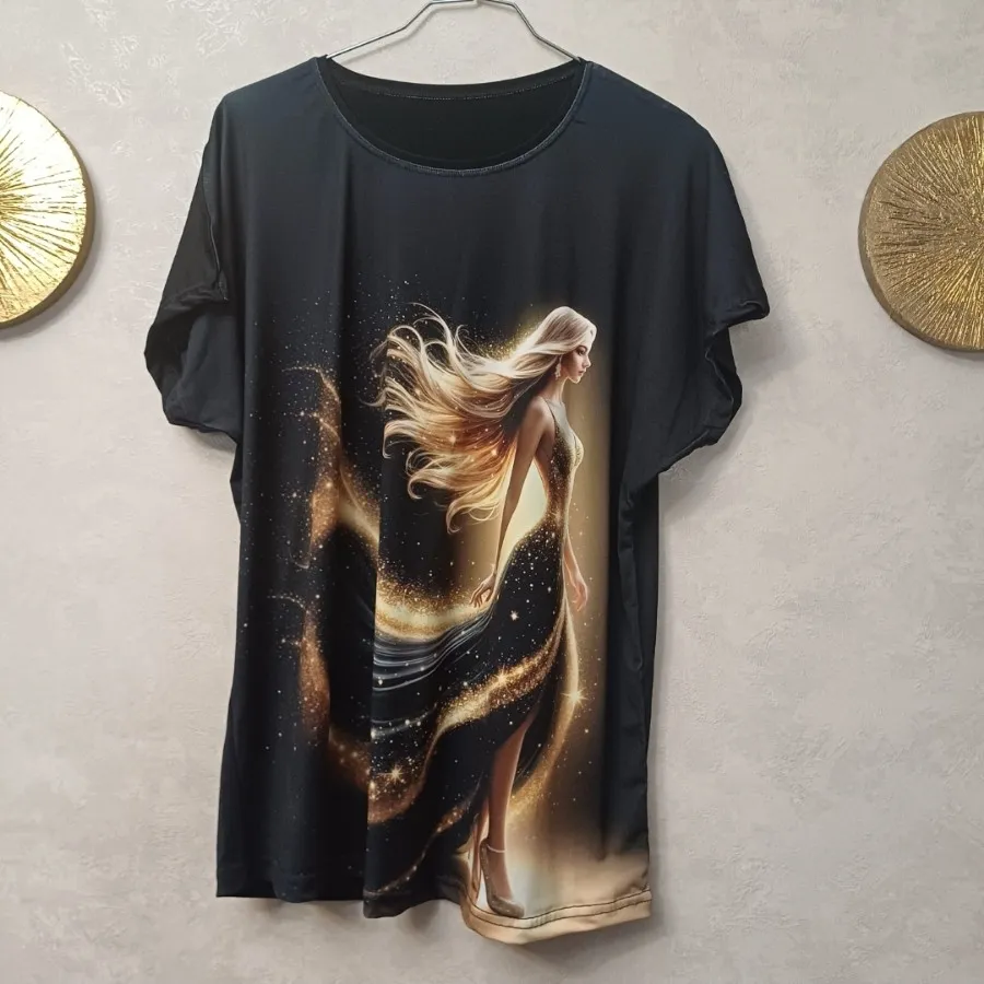 تیشرت سایز بزرگ زنانه