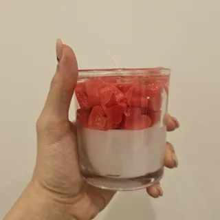 شمع دکوری قلب