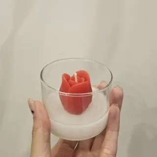 شمع جار گل