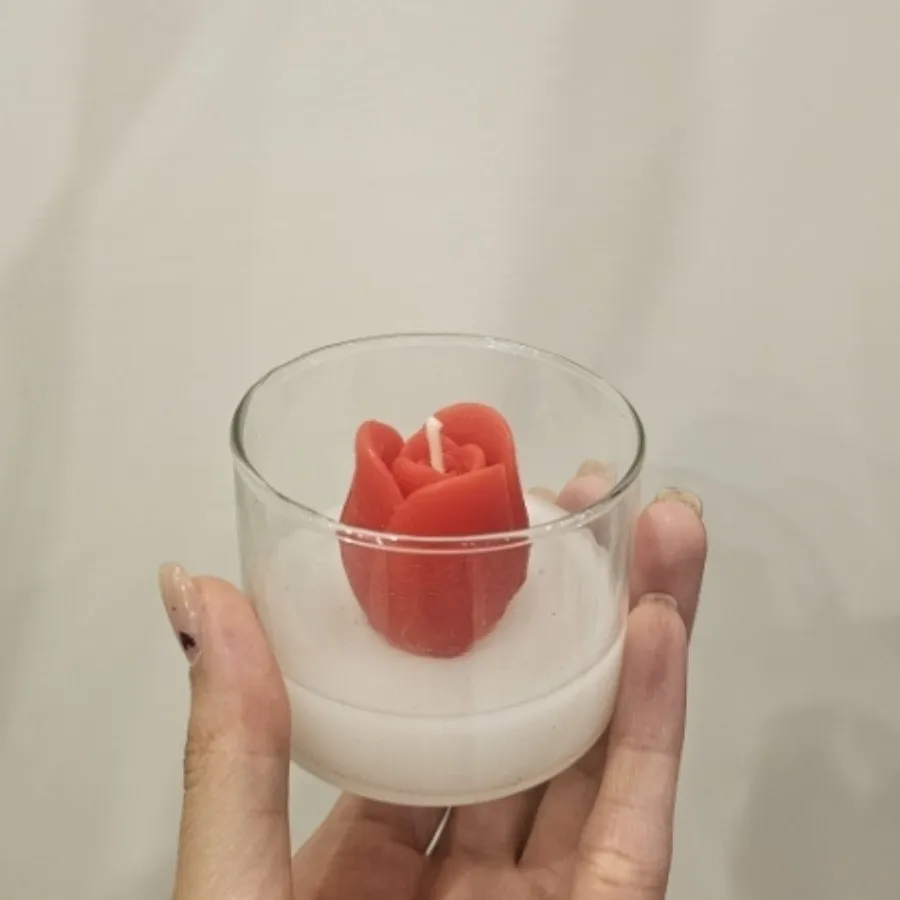 شمع جار گل