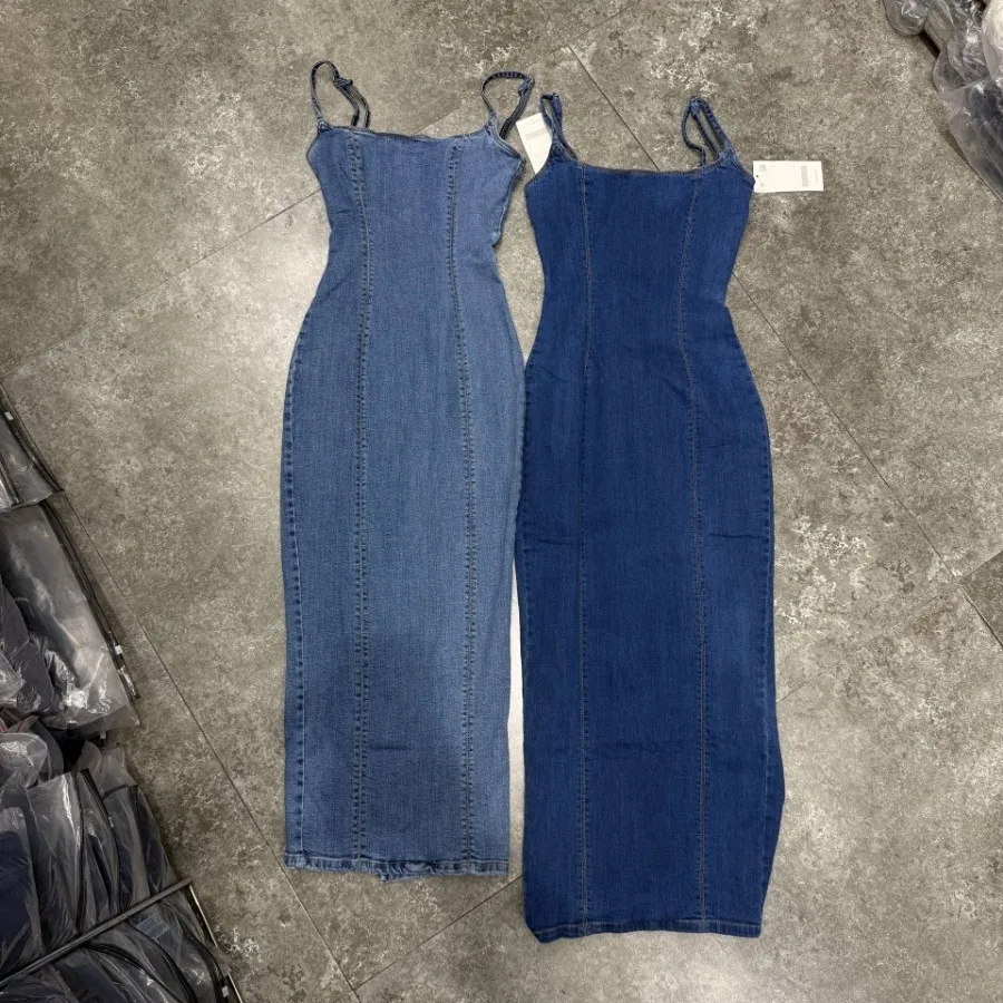 پیراهن جین بلند وارداتی