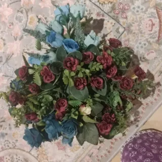 شش شاخه گل مصنوعی خارجی