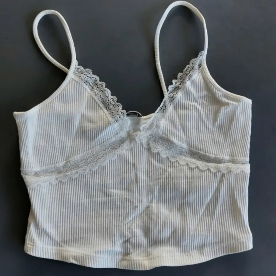 تاپ برشکا سفید توری