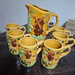 ست پارچ و لیوان قدیمی