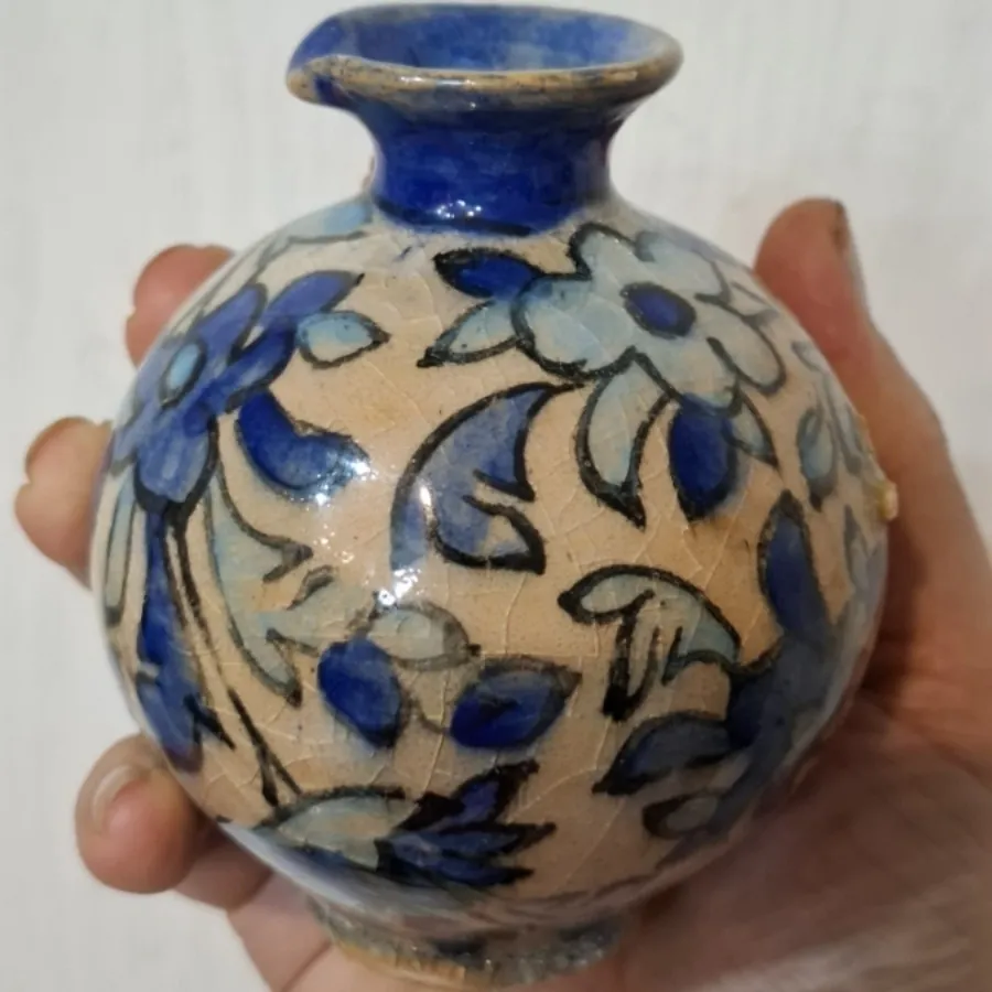 گلدان  نقاشی دست