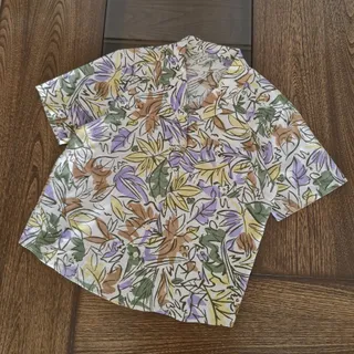 شومیز لینن برگی StMichael