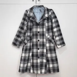 پالتو طوسی چهار خونه