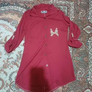 پیرهن مانتویی کودکانه