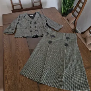 کت و دامن پشمی پیچازی