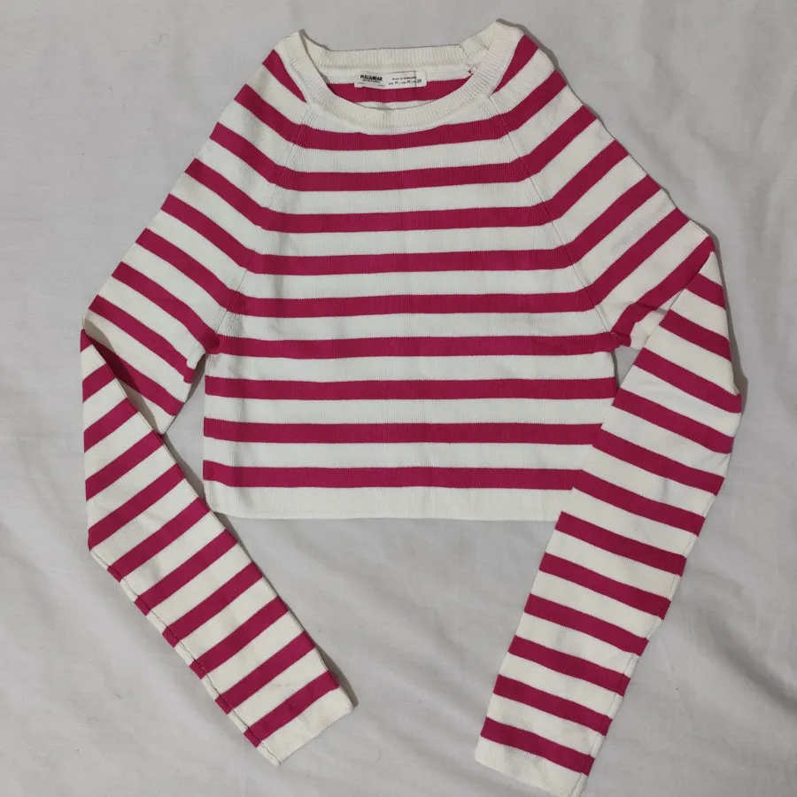 بلوز کراپ pull & bear