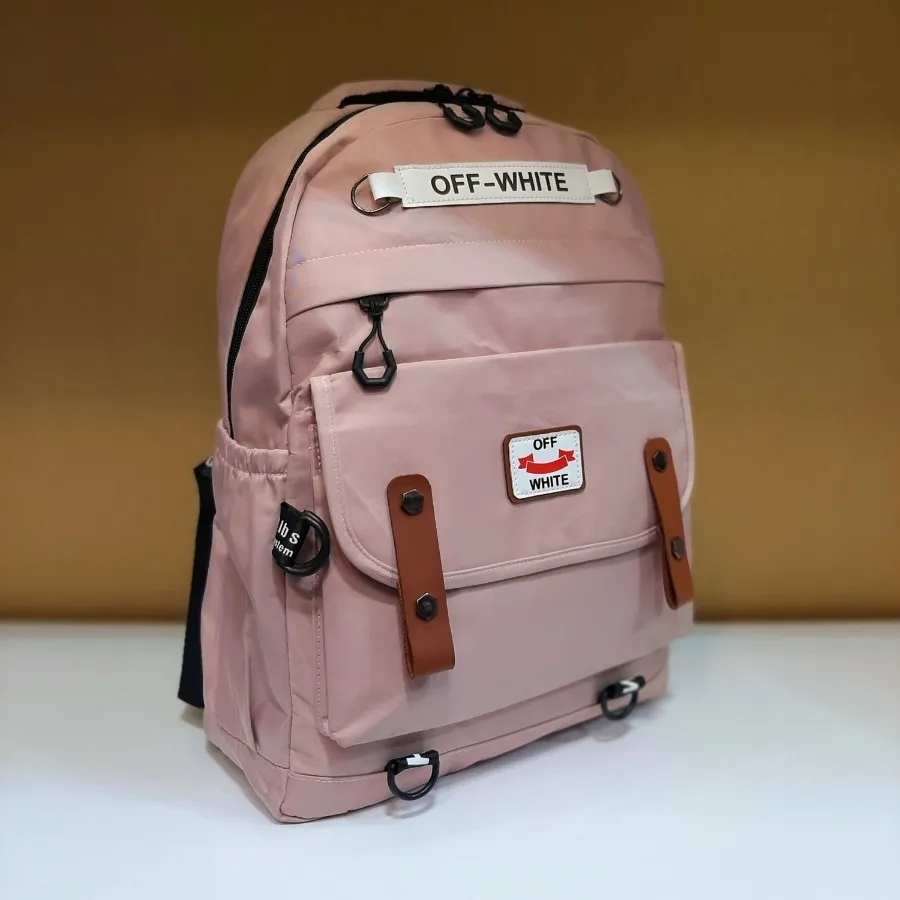 کوله پشتی off White صورتی