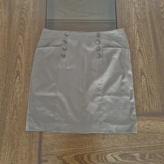دامن کتان یشمی برند H&M