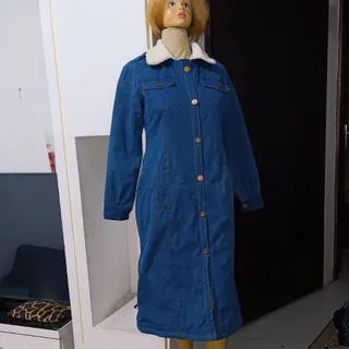 پالتو جین  آبی