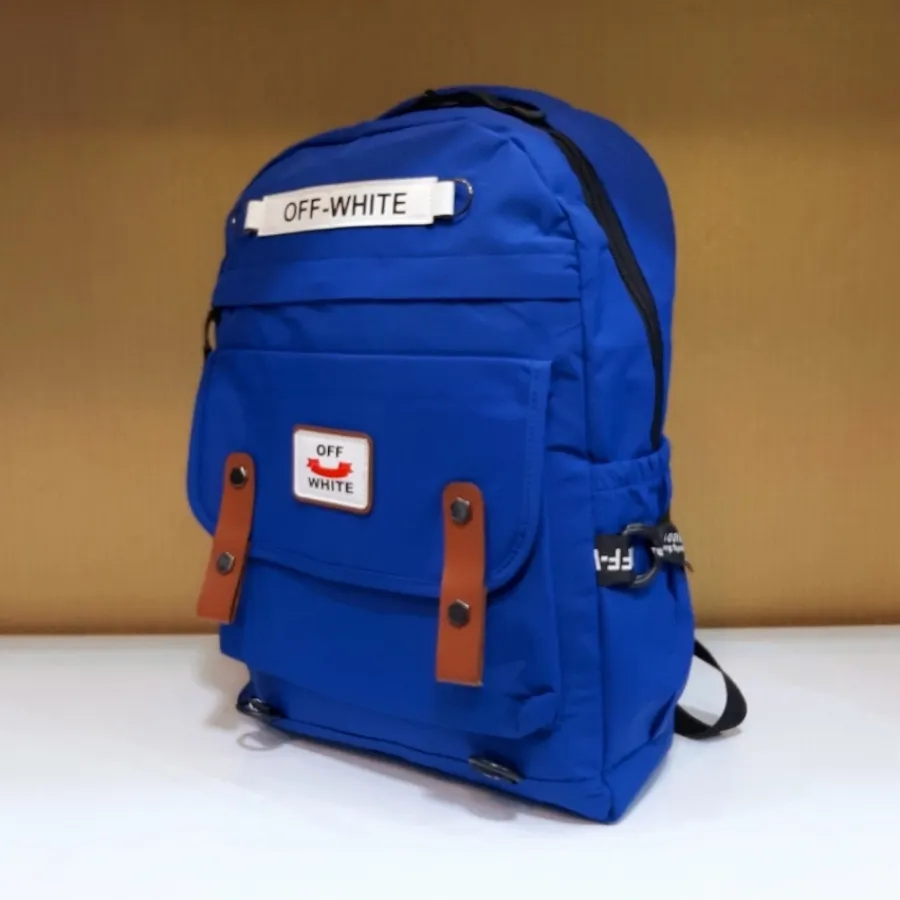 کوله پشتی off White آبی