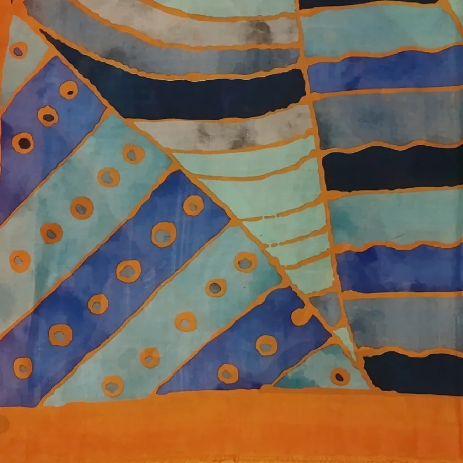 روسری نخی قواره دار