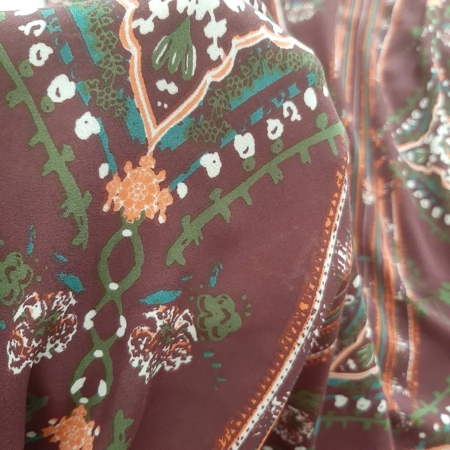 پارچه حریر طرح دار