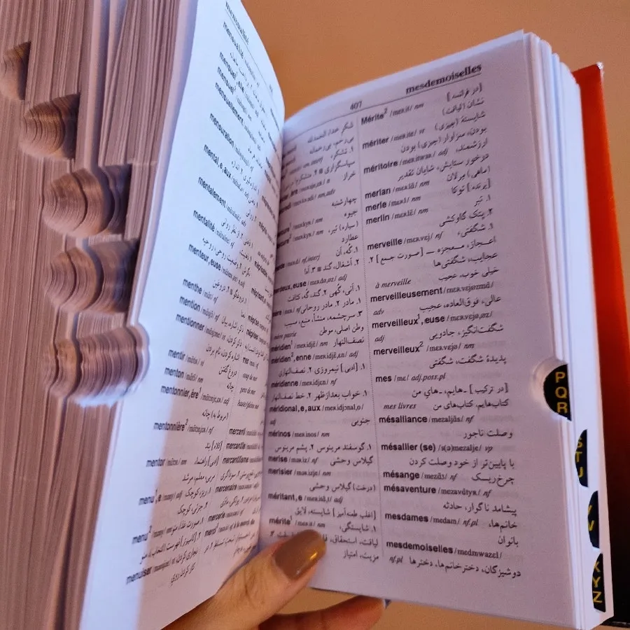 کتاب لغت فرانسه به فارسی