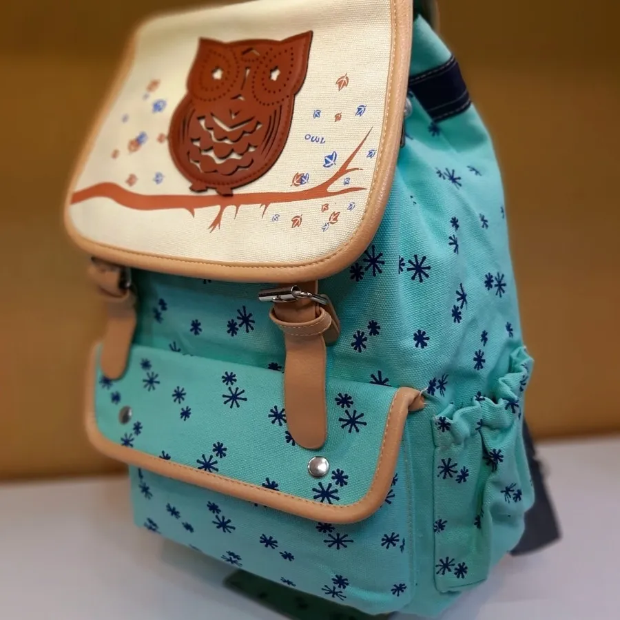 کوله پشتی جغد آبی آسمانی