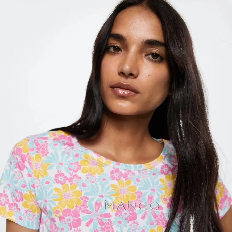 تیشرت فلورال Mango