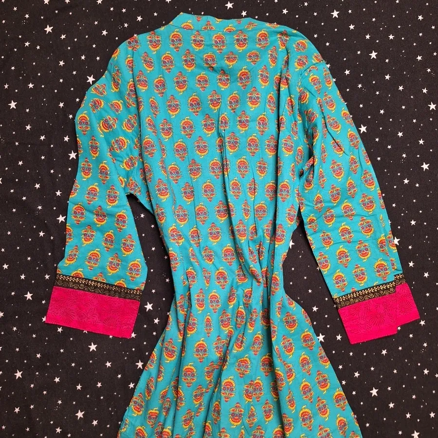 پیراهن نخی هندی