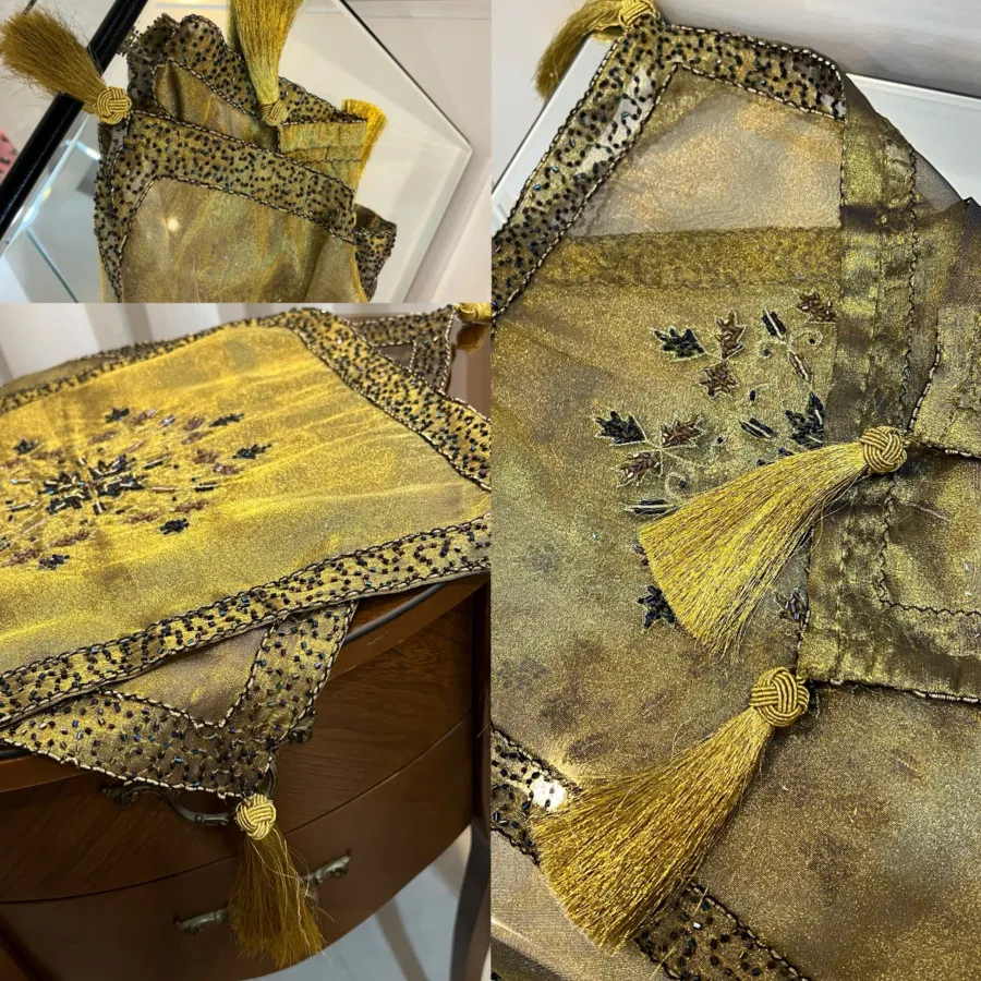 رومیزی ابریشم ترک