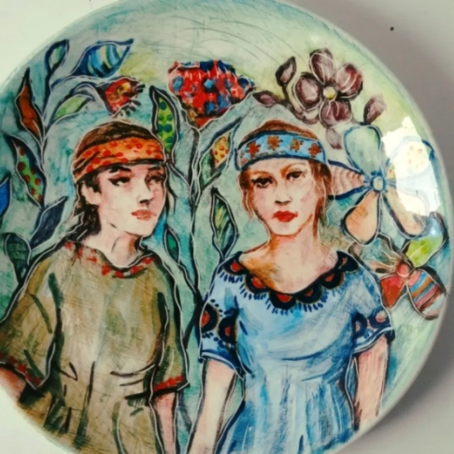 بشقاب /دیوارکوب سرامیکی