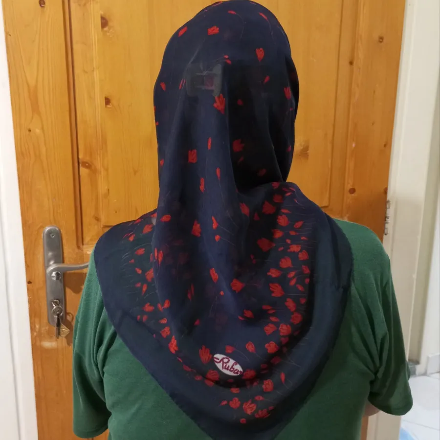 روسری ژرژت گل شقایق
