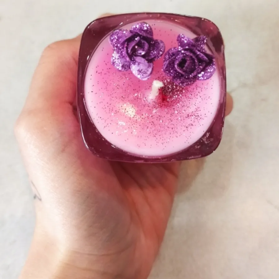 شمع جار شیشه ای
