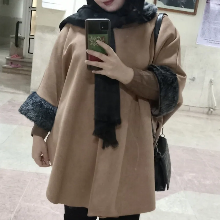 پالتوی شتری خز دار