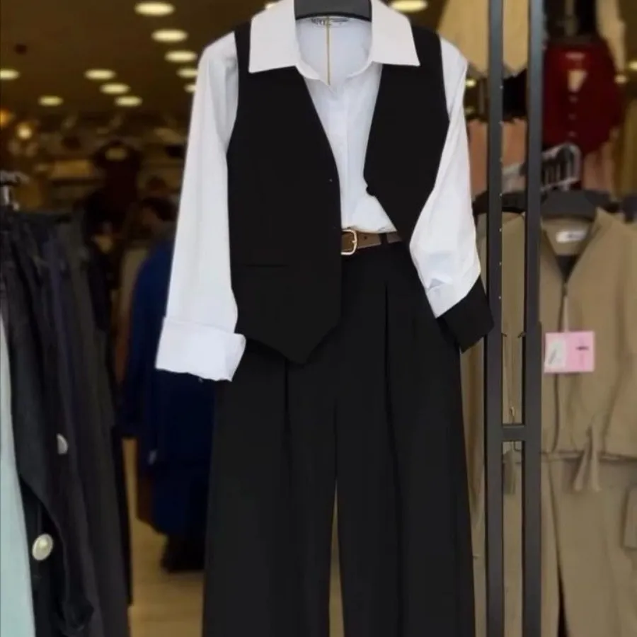 ست جلیقه و شلوار بگ