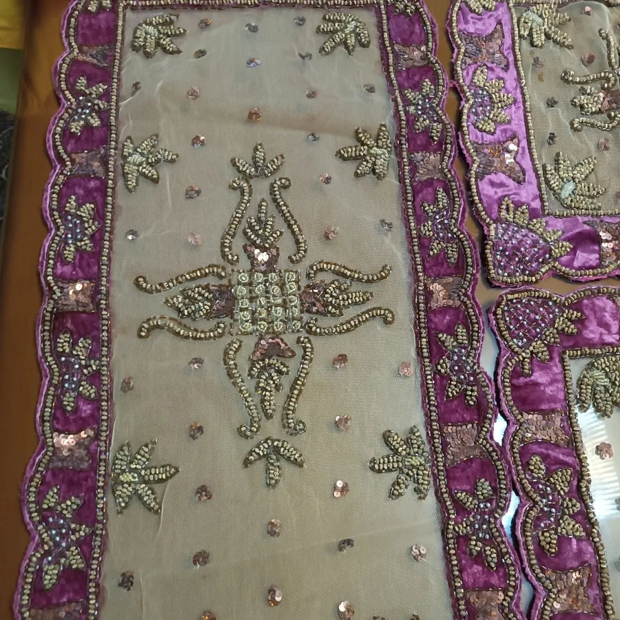 رومیزی هندی سه تکه
