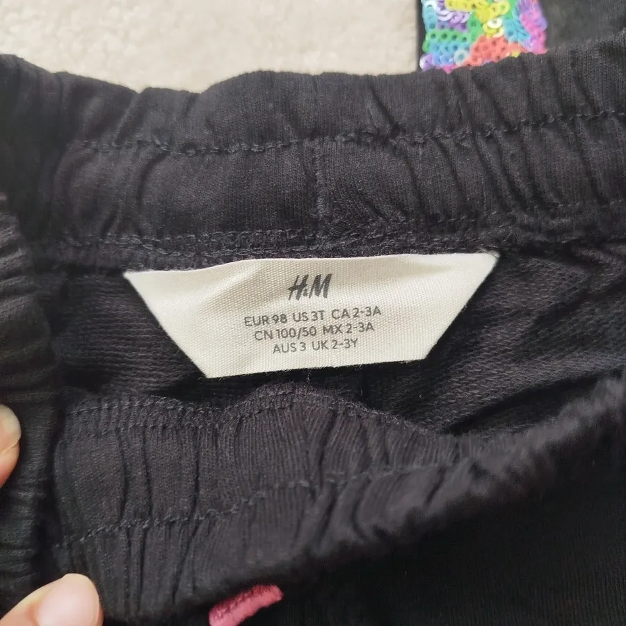 شلوارک دورس پولکی h&m