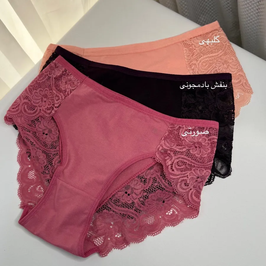 شورت زنانه دانتل دار