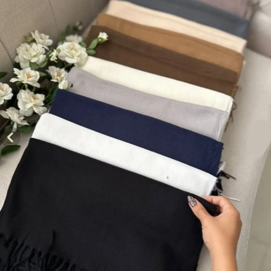 شال ریش دار ساده