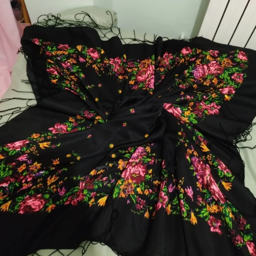 روسری مشکی ترکمن