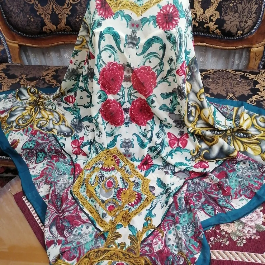روسری بزرگ دوردست دوز
