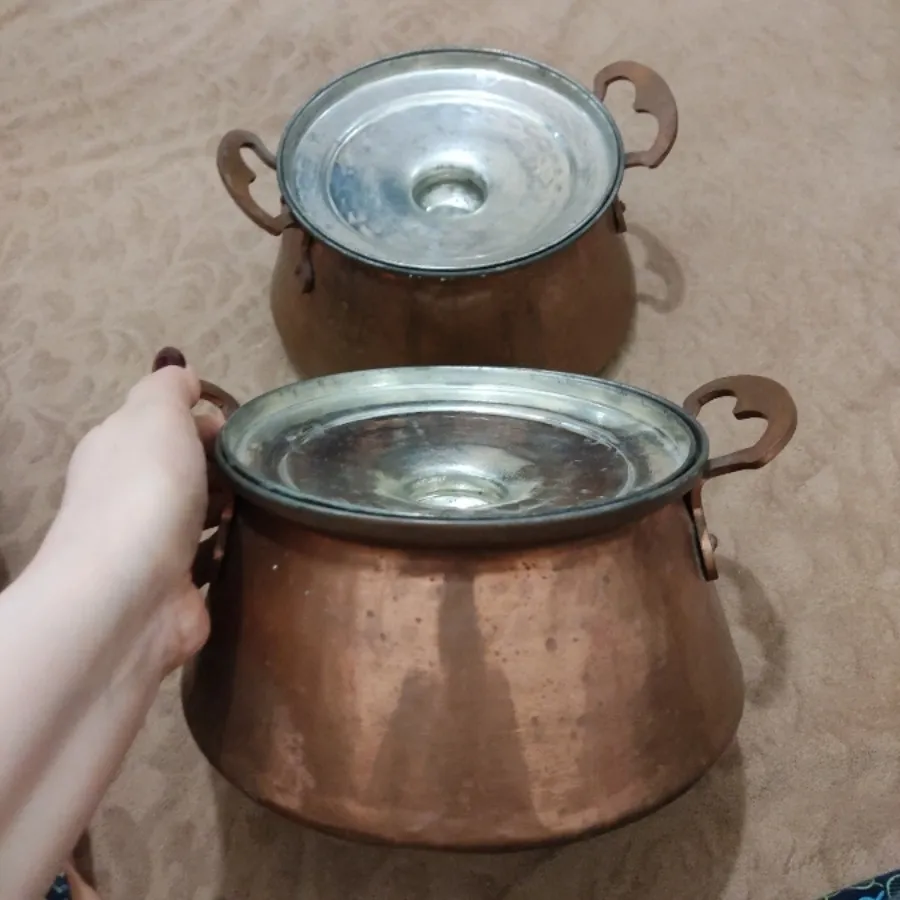 دو عدد قابلمه مسی