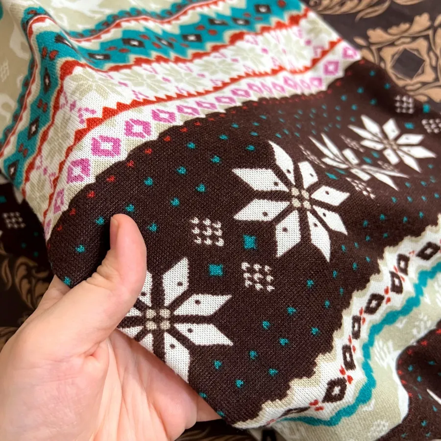 شالگردن خارجی طرح کریسمس