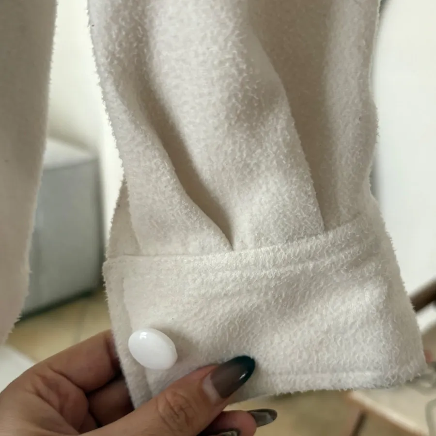 کت سویشرتی فوتر سفید