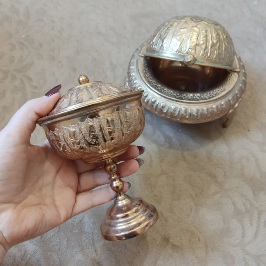 قندان پایه دار و جاشکلاتی