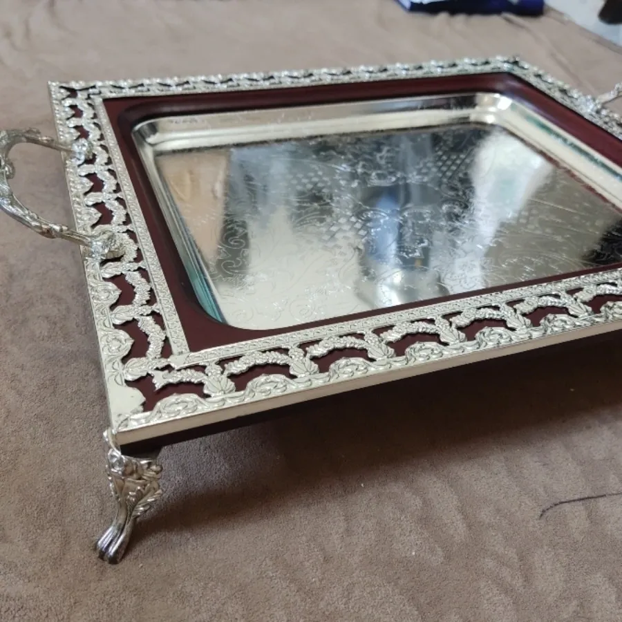 سینی سیلور-چوب پایه دار